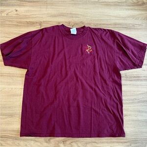 Burgundy Short Sleeve Tee